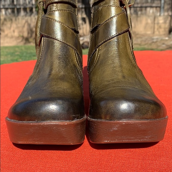 Jafa 610 Boots Olive & Brown Size 37 - Picture 5 of 8